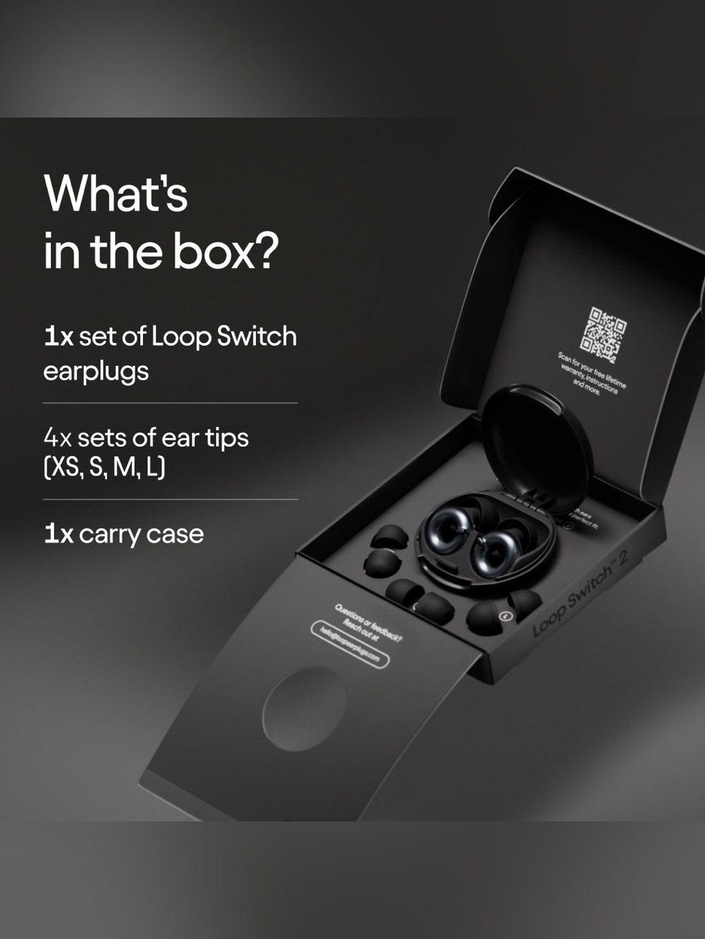 Loop Switch™ 2 Earplugs in Silver - Picture 4 of 9
